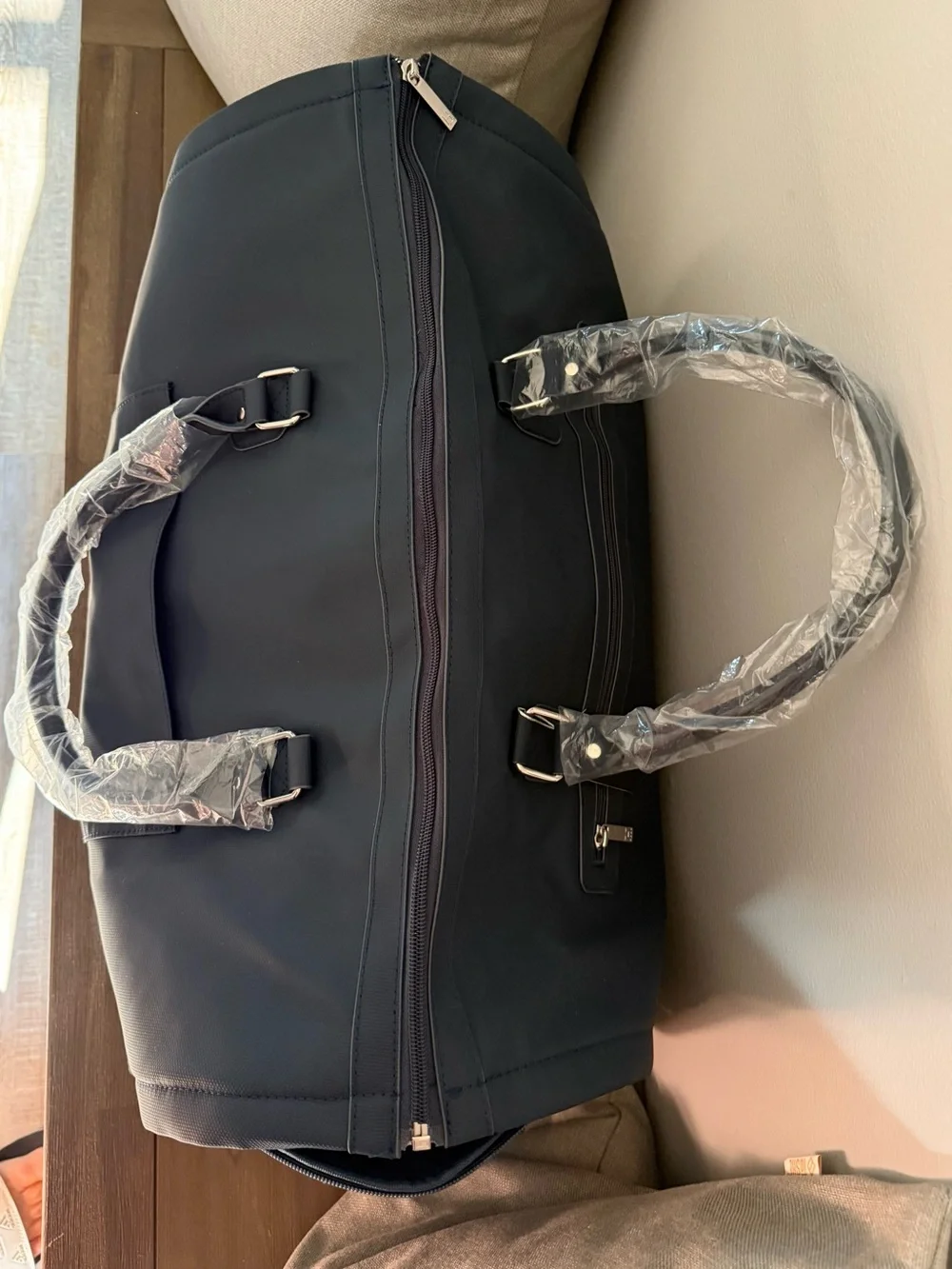 Hotel Collection Navy Duffel Carry On Garment Bag